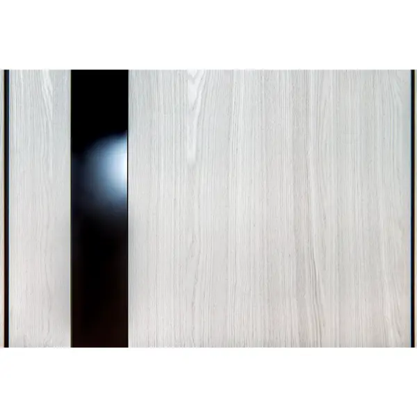 Дверь межкомнатная глухая Борно 51 60x200 см цвет белый дуб с замком и петлями