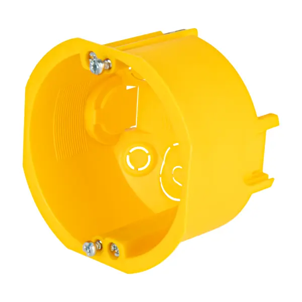 Подрозетник Systeme Electric под гипсокартон 68x47 мм цвет желтый