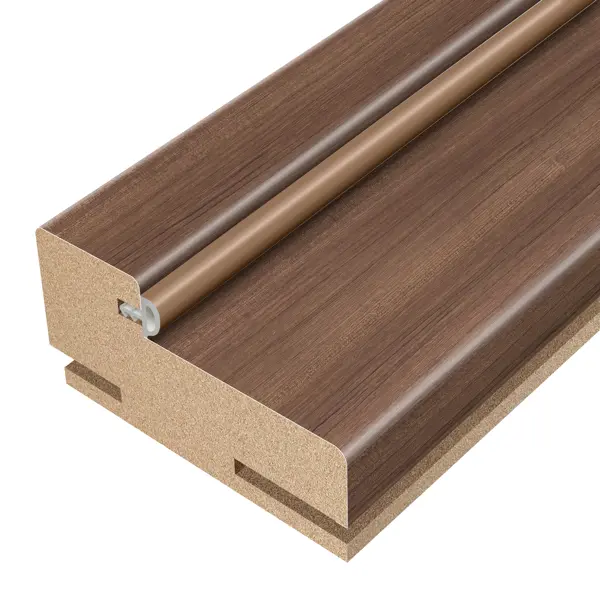 Дверная коробка Дестро телескопическая 2150x70x60 мм Hardflex цвет тик сиамский (2.5 шт.)