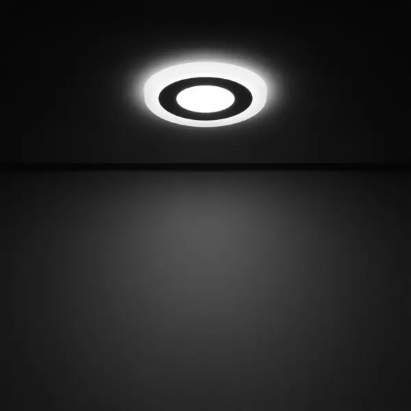 Светильник встраиваемый Gauss Backlight BL115 круглый 3 и 3 Вт свет холодный белый