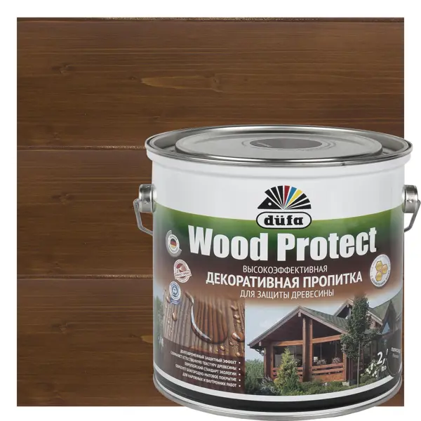 Антисептик Dufa Wood Protect цвет палисандр 2.5 л