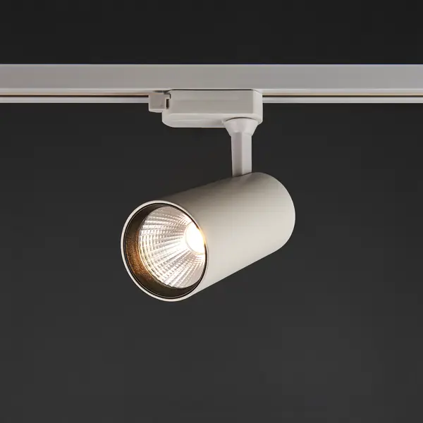 Трековый светильник спот светодиодный Volpe ULB-Q276 25W/3000К 25 Вт 11 м² цвет белый