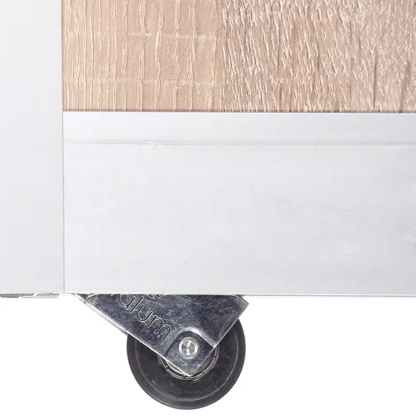 Дверь-купе SPACEO 2455x904 мм высота проема 2500 мм ЛДСП цвет дуб сонома/матовое серебро широкий профиль