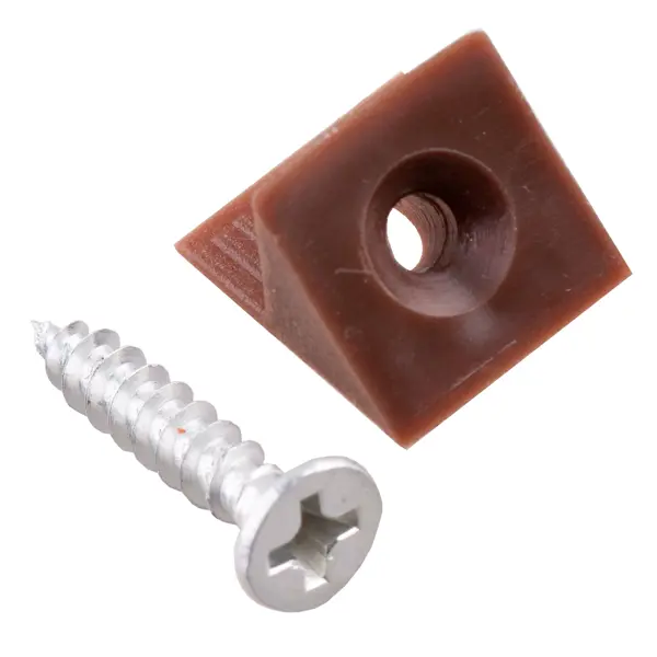 Угол крепежный 14x14 мм венге 4 шт.