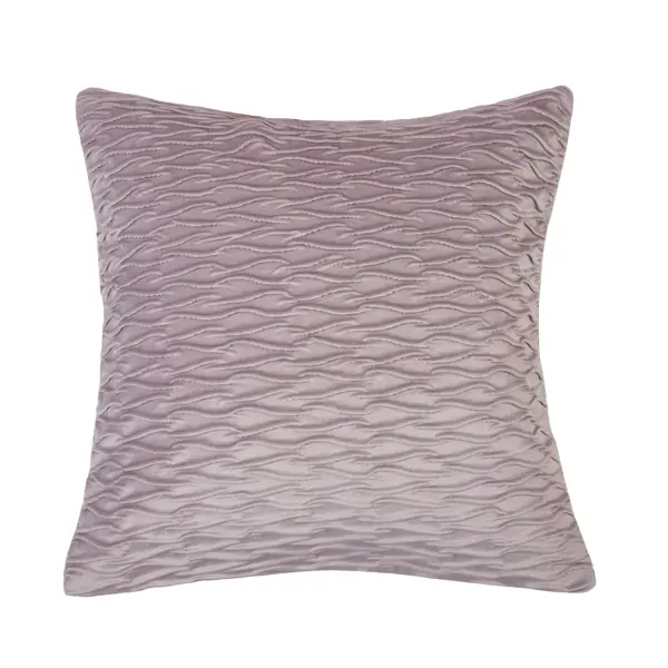 Подушка Бари 45x45 см цвет серо-розовый