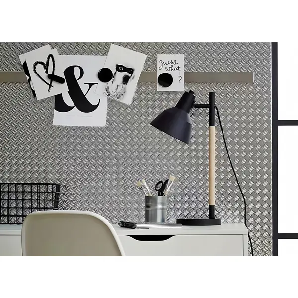 Пленка самоклеящаяся Защитная 0.45x2 м цвет серебристый 120 мкр