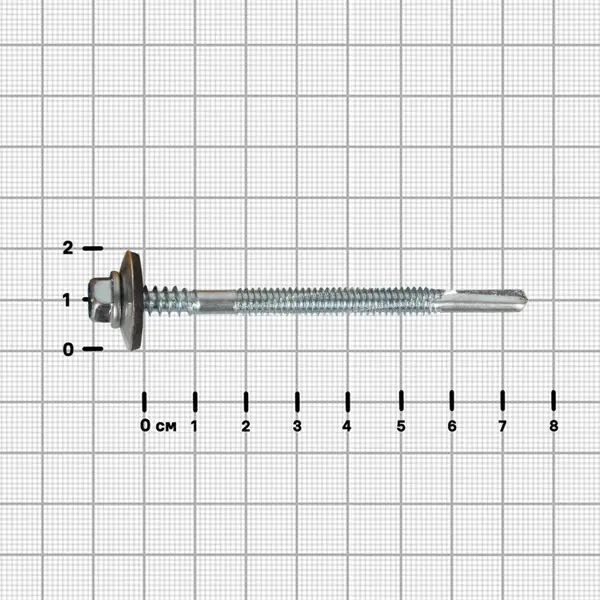 Саморезы для сэндвич-панелей DILWIS оцинкованные 6.3x75 мм