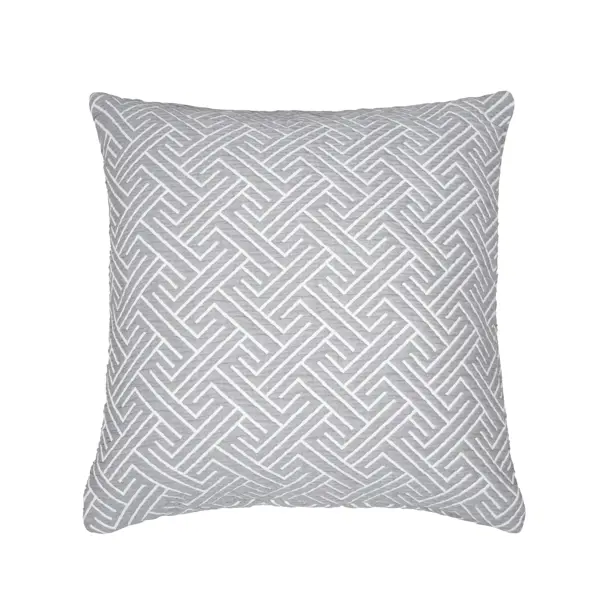 Подушка Гео 50x50 см цвет серый