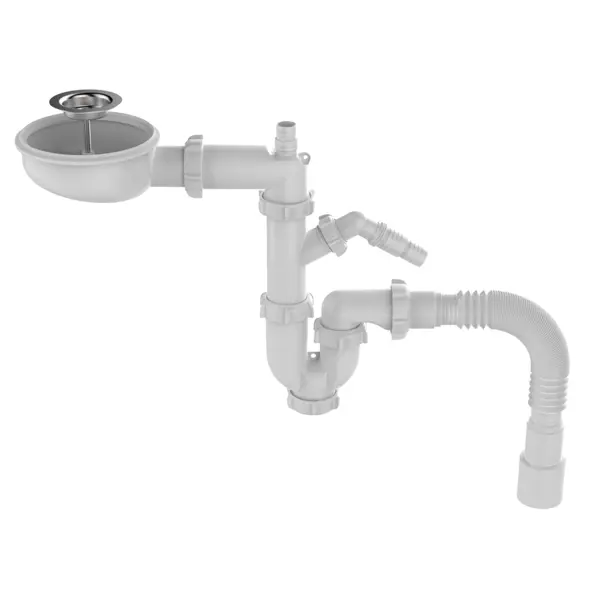 Сифон для раковины 50 мм полипропилен