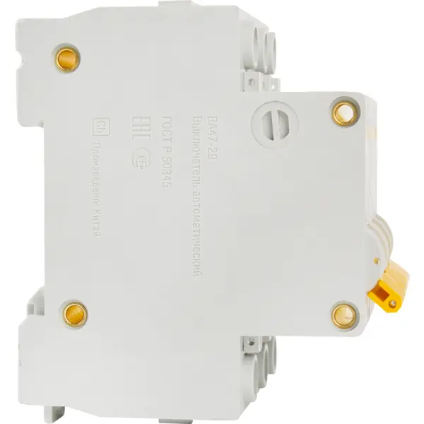 Автоматический выключатель IEK ВА47-29 3P C63 А 4.5 кА