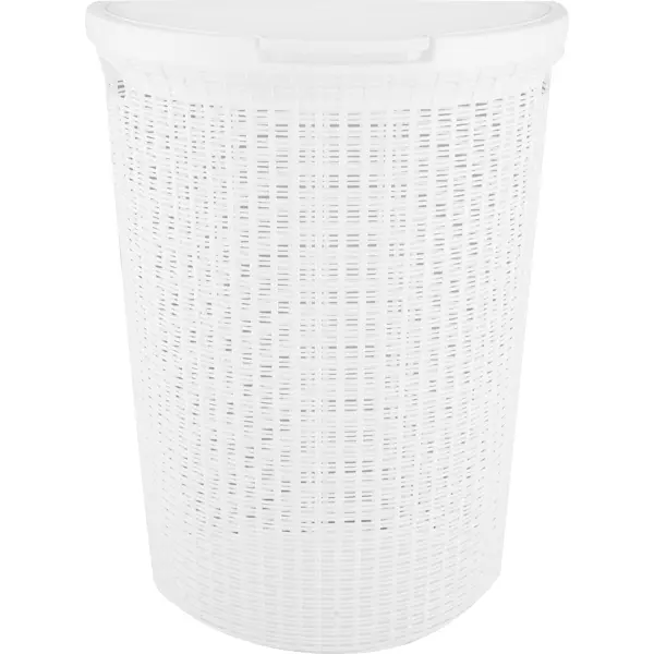 Корзина для белья Бытпласт Eco Style 46 л белая
