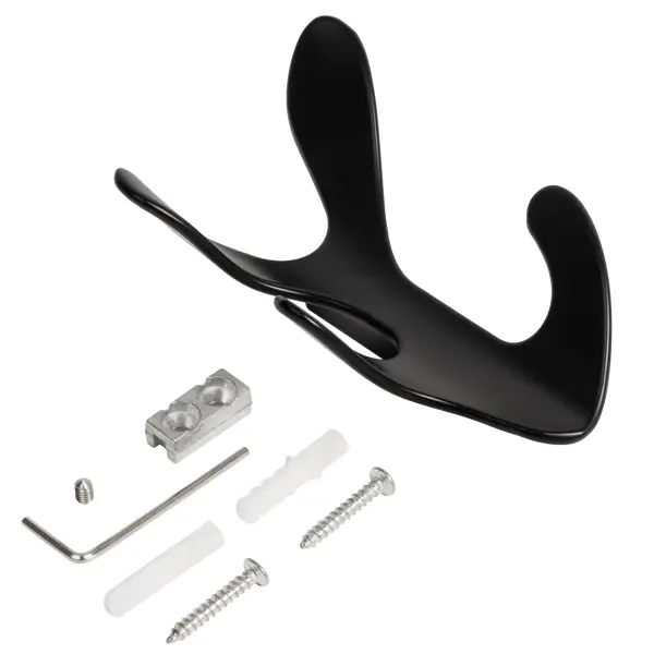 Крючок мебельный Ajax MB-LM/K-005 цвет черный