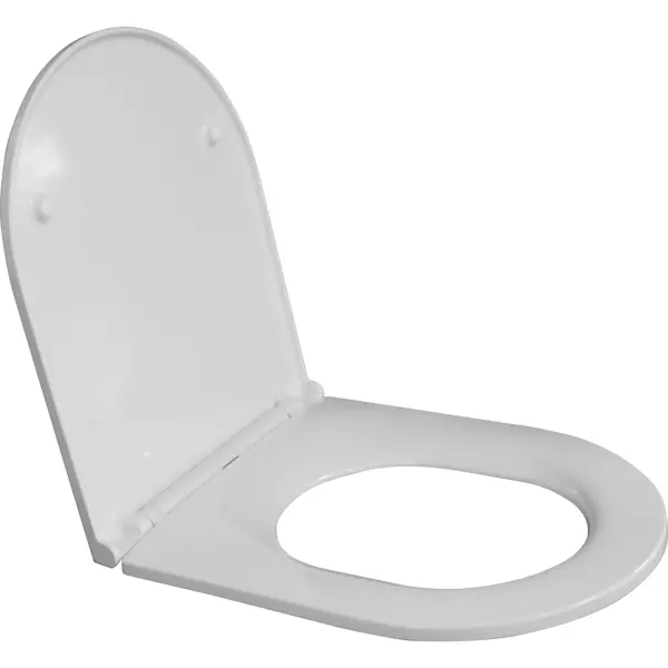 Сиденье для унитаза KONSENSA Lisso с микролифтом цвет белый