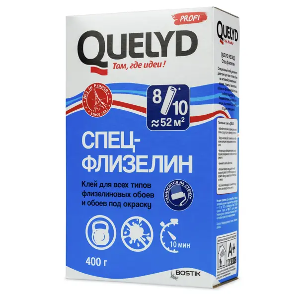 Клей для флизелиновых обоев Quelyd Профи флизелин 50 м²