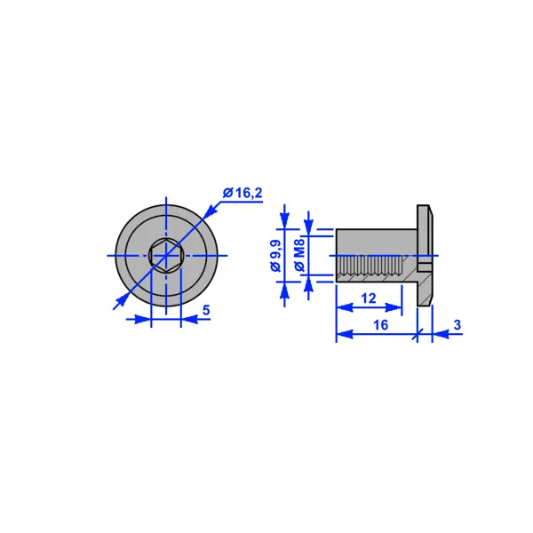Дверь межкомнатная глухая Борно 54 70x200 см ПВХ цвет тобакко с замком и петлями