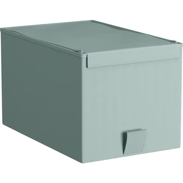 Короб для хранения Spaceo 18x16.5x28 см полипропилен цвет лагуна