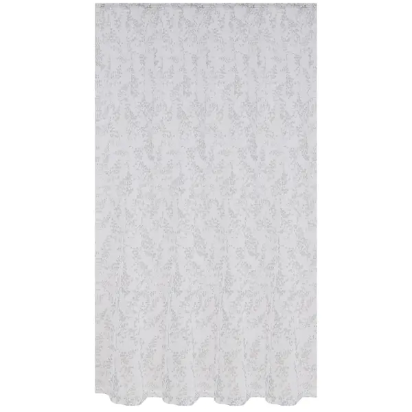 Тюль на ленте Фрейя 300x260 см цвет серый