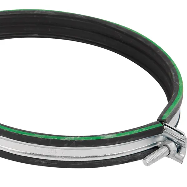 Хомут для труб Mayer 8" ø207-219 мм со шпилькой 10x100 и дюбелем гайка М10