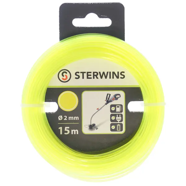 Леска для триммера Sterwins ø2 мм 15 м круглая