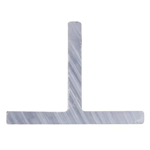 Профиль Т-образный алюминий 20x15x2x1000 мм серый