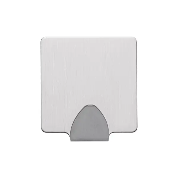 Крючок самоклеящийся квадратный нержавеющий 2 шт.