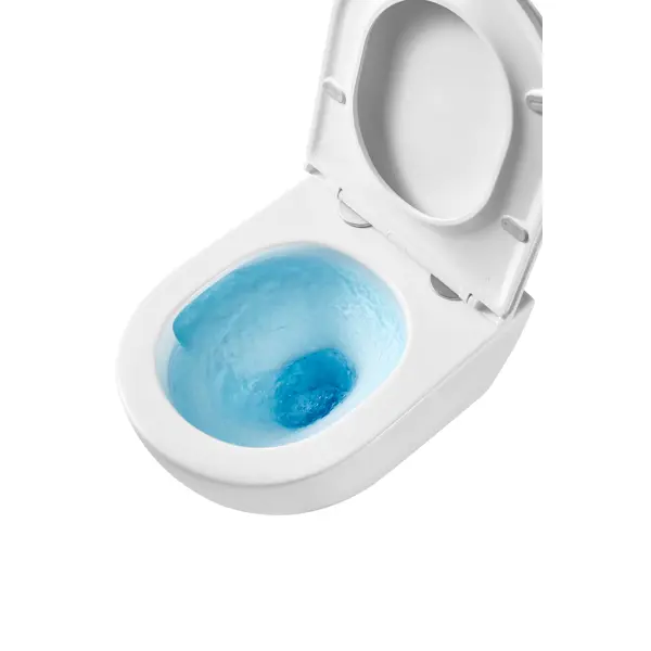 Комплект инсталляция с унитазом Oli Vikent Tornado 4 в 1 безободковый с микролифтом с клавишей Slim цвет черный