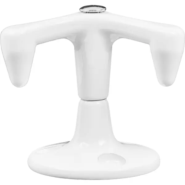 Крючок мебельный 4x5.3x4.8 см цвет матовый белый