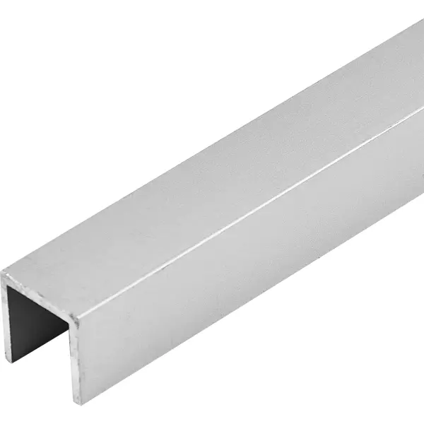 Профиль П-образный алюминий анодированный 15x15x15x1x1000 5 мм серый