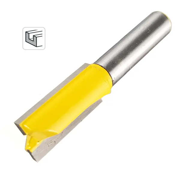 Фреза по дереву пазовая прямая 553311 12x25 мм хвостовик 8 мм