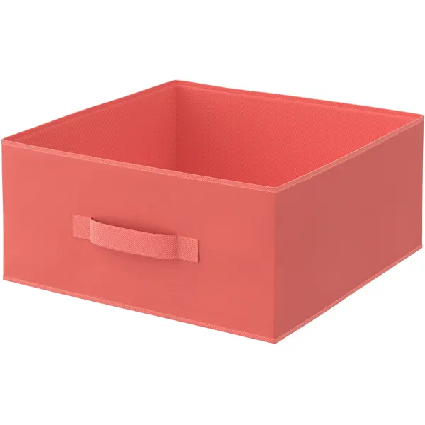 Короб Spaceo KUB Cocktail 15x31x31 см 14.4 л полиэстер цвет коралловый