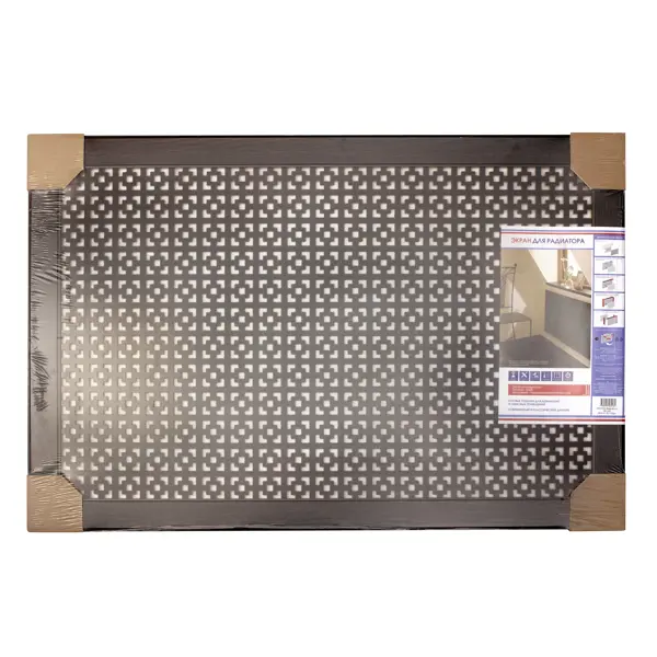 Экран радиатора для радиатора Дамаско 60x120 см МДФ цвет венге