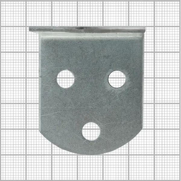 Проушина для замка гнутая d 16 мм 50x40x40 мм, 1 шт.