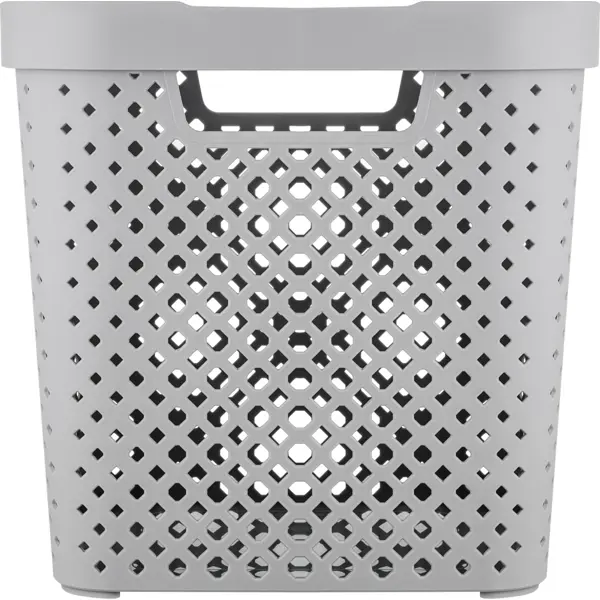 Корзина для хранения Plast Team Mien 31x30x31 см полипропилен цвет серый