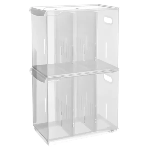 Контейнер Rolly 16.8x24.2x30.5 см 10.6 л пластик цвет прозрачный