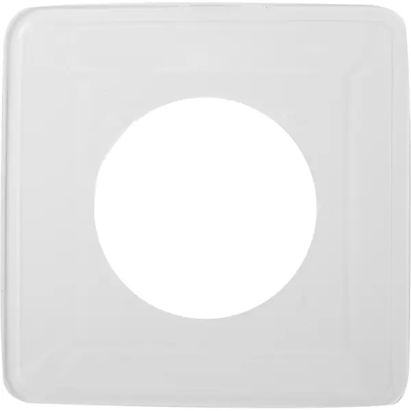 Накладка для розетки №1 1 пост цвет прозрачный