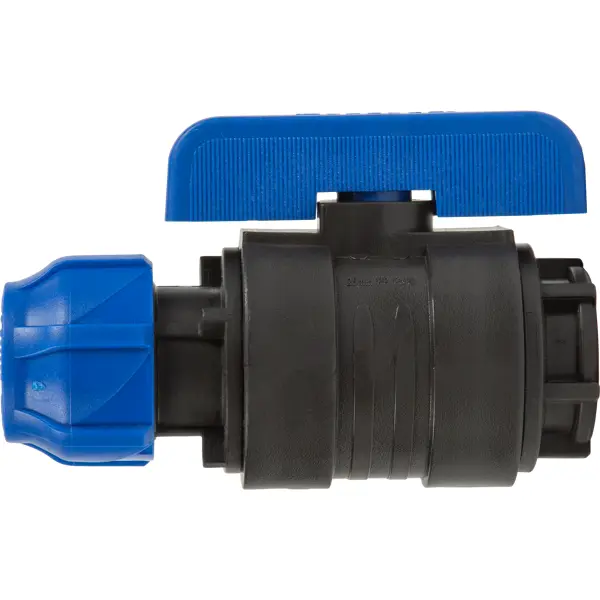 Кран шаровой прямой Valfex DN20 PN16 3/4"x25 ВР полипропилен ручка бабочка