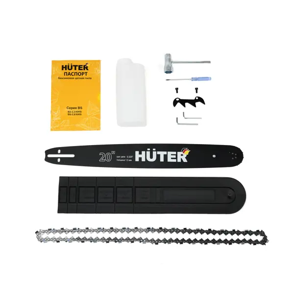 Бензопила Huter BS-2.8/50RS. 3.8 л.с шина 50 см