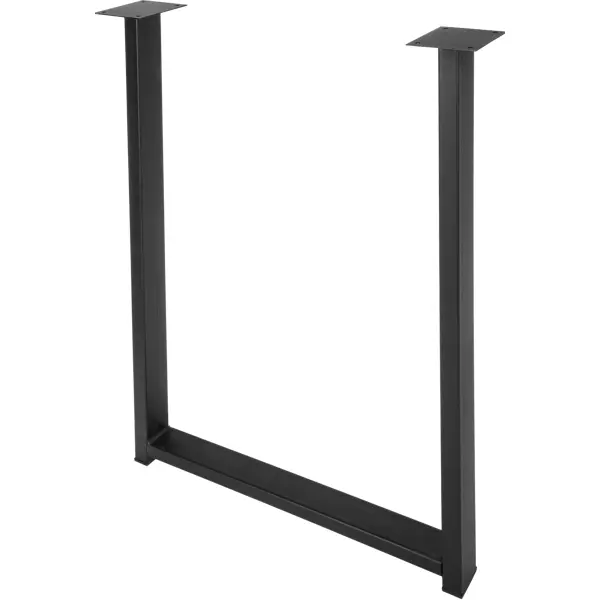 Подстолье для рабочей поверхности 85 см сталь цвет матовый черный