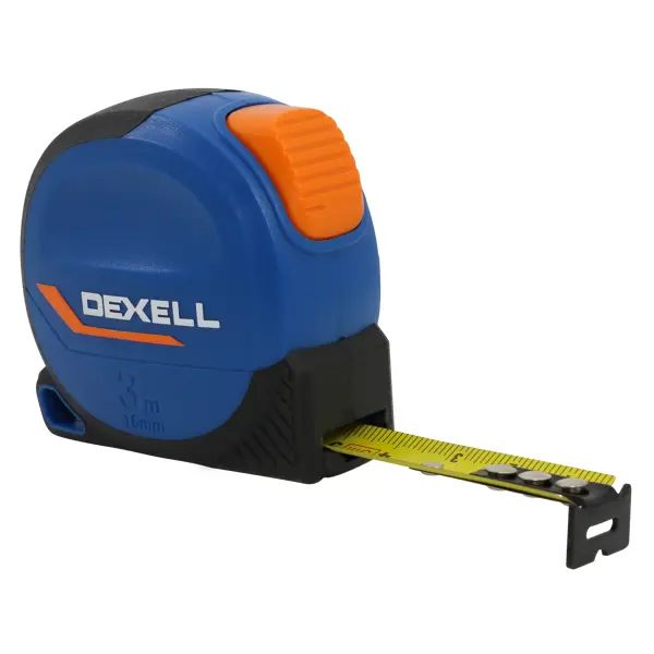 Рулетка Dexell L2 460621 3 м x 16 мм, автоблокировка