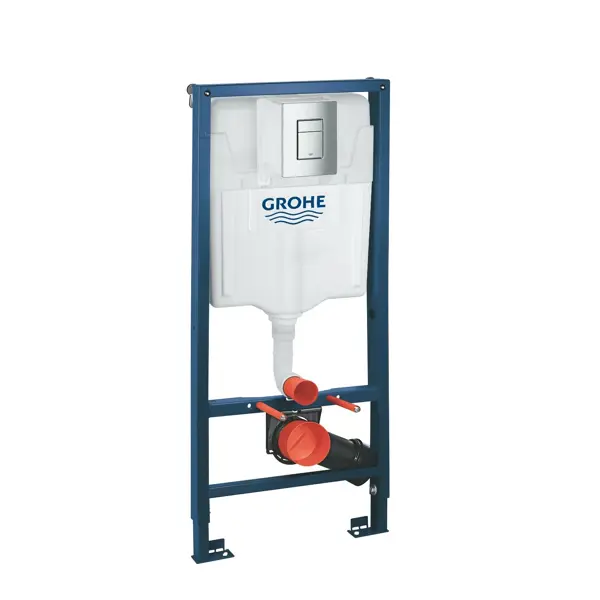 Комплект инсталляция Grohe с унитазом Aquatek Европа М с микролифтом, цвет белый