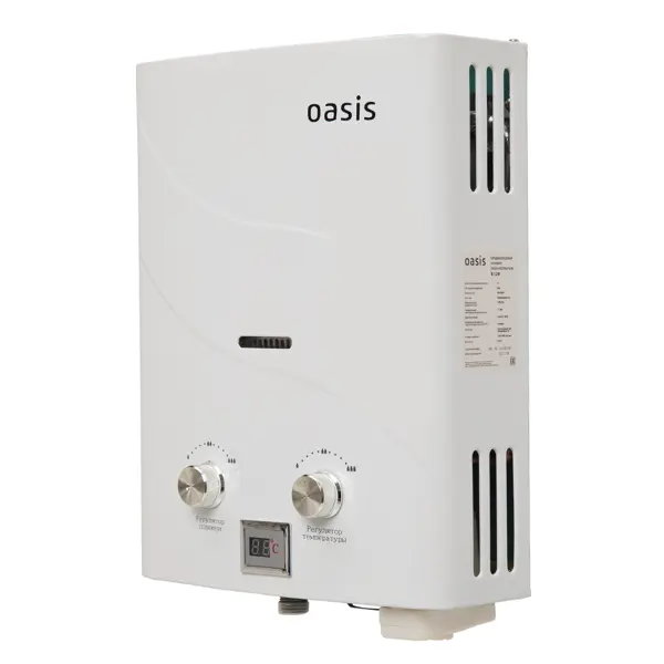 Колонка газовая Oasis B-12W 5 л/мин цвет белый