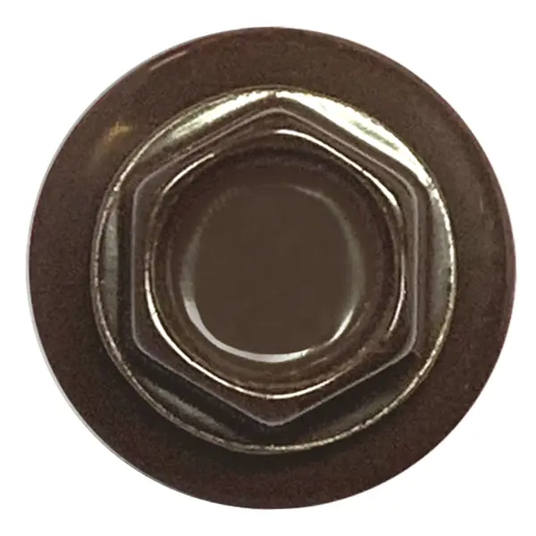 Саморезы кровельные по дереву DILWIS оцинкованные с буром 4.8x35 мм на вес RAL 8017