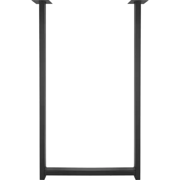 Подстолье для рабочей поверхности 85 см сталь цвет матовый черный