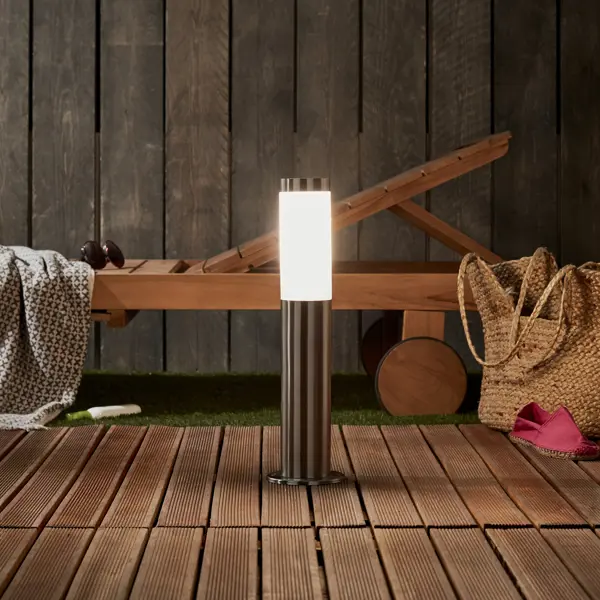 Фонарный столб уличный Inspire Bergen 45 см цвет серый