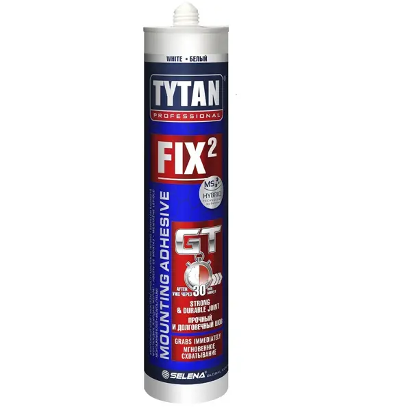 Клей монтажный Tytan Professional Fix² GT белый 290 мл