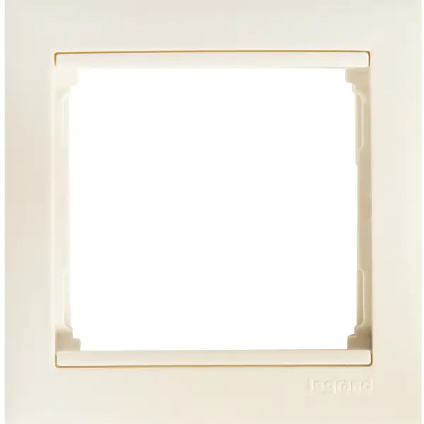 Рамка для розеток и выключателей Legrand Valena 1 пост цвет слоновая кость