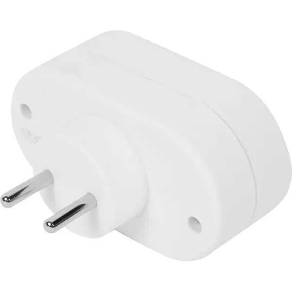 Разветвитель Старт SA1/2-L 2 розетки без заземления 10 А цвет белый