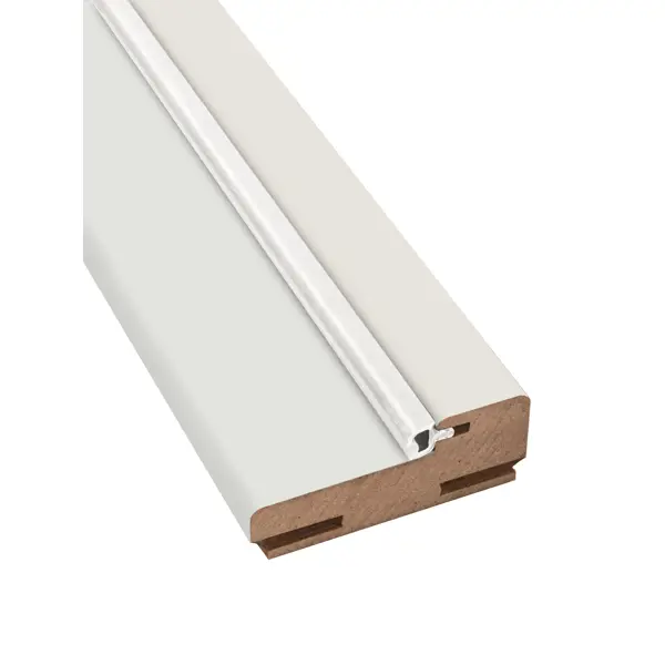 Комплект дверной коробки телескопический 75x75x40 мм Hardflex цвет белый