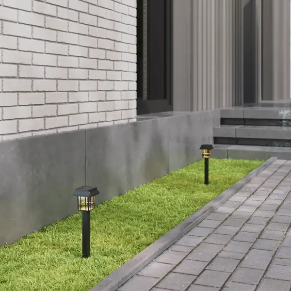 Светильник в грунт KREAFORTA Erie на солнечных батареях IP44 цвет черный
