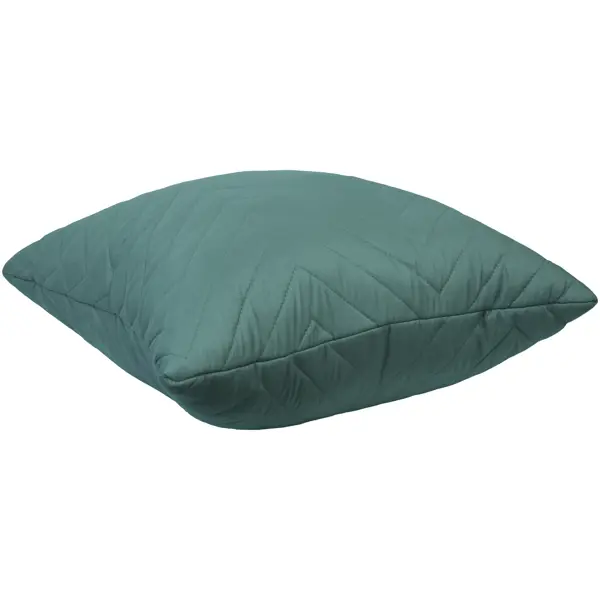 Подушка Inspire Nicolosi 45x45 см цвет бирюзовый